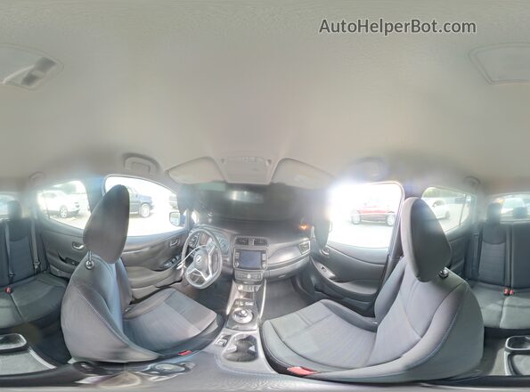 1N4CZ1CV7PC550097 2023 NISSAN LEAF Синий Вид наклейки с VIN-кодом