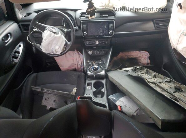 1N4CZ1CVXPC563281 2023 NISSAN LEAF White Вид панелі приладів