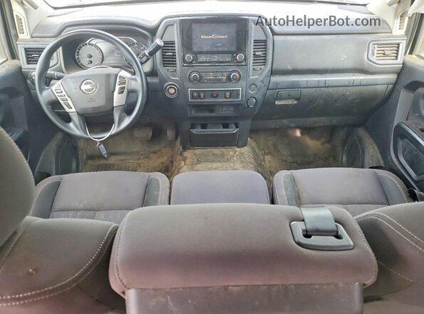 1N6AA1EE2NN103522 2022 NISSAN TITAN Белый Вид панели приборов