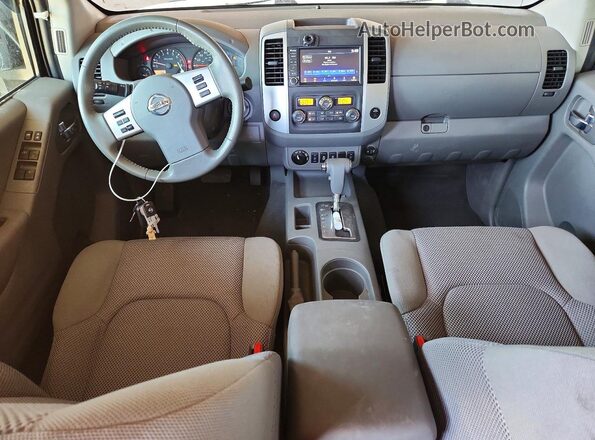 1N6AD0FV4KN705012 2019 NISSAN FRONTIER White Vista del salpicadero