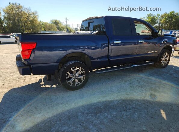 1N6BA1F27GN508920 2016 NISSAN TITAN Синий Задняя правая четверть