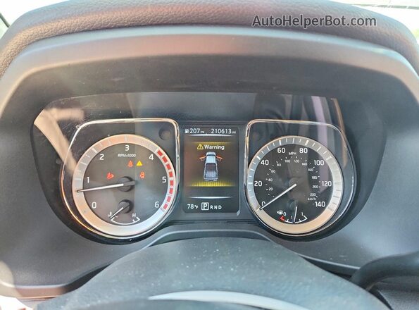 1N6BA1F2XGN505378 2016 NISSAN TITAN Серый Вид щитка приборов