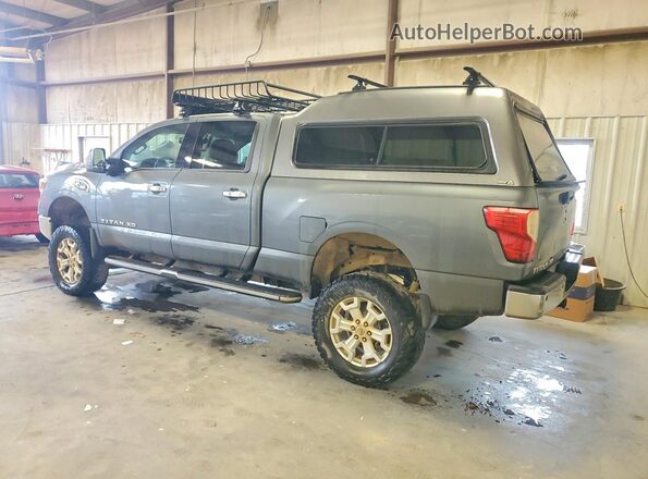 1N6BA1F48GN503341 2016 NISSAN TITAN Серый Задняя левая четверть