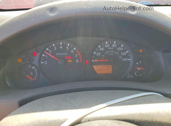 1N6BD0CT5HN762450 2017 NISSAN FRONTIER Бордовый Вид щитка приборов