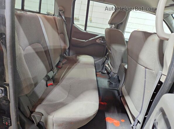 1N6ED0EB3LN722989 2020 NISSAN FRONTIER Black უკანა სავარძლების ხედი