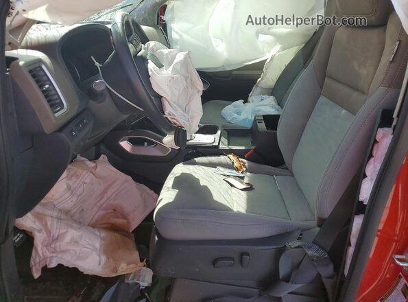 1N6ED1EK6NN618554 2022 NISSAN FRONTIER Красный Вид салона спереди