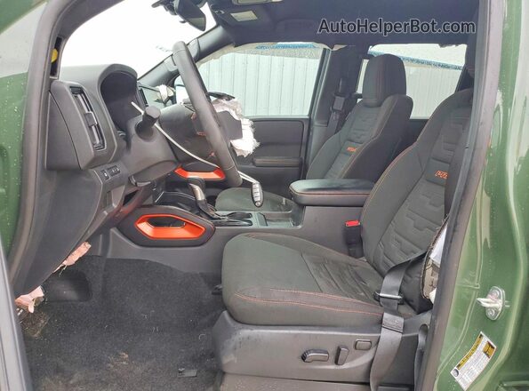 1N6ED1EK9SN659479 2025 NISSAN FRONTIER Зеленый Вид салона спереди