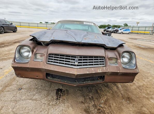 1S87L9L615516 1979 CHEVROLET CAMARO Коричневый Вид спереди