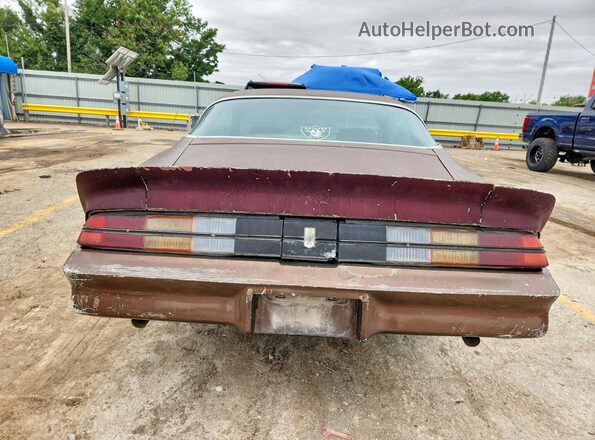 1S87L9L615516 1979 CHEVROLET CAMARO Коричневый Вид сзади
