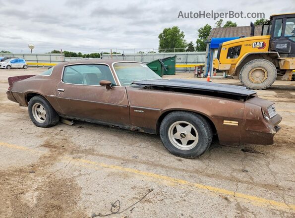 1S87L9L615516 1979 CHEVROLET CAMARO Коричневый Передняя правая четверть