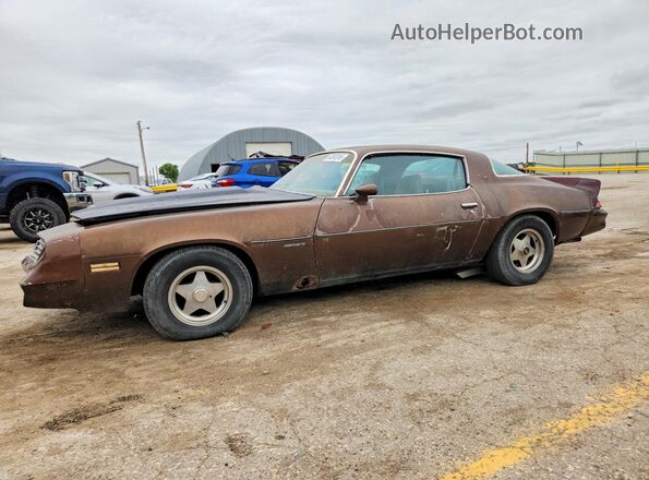 1S87L9L615516 1979 CHEVROLET CAMARO Коричневый Передняя левая четверть