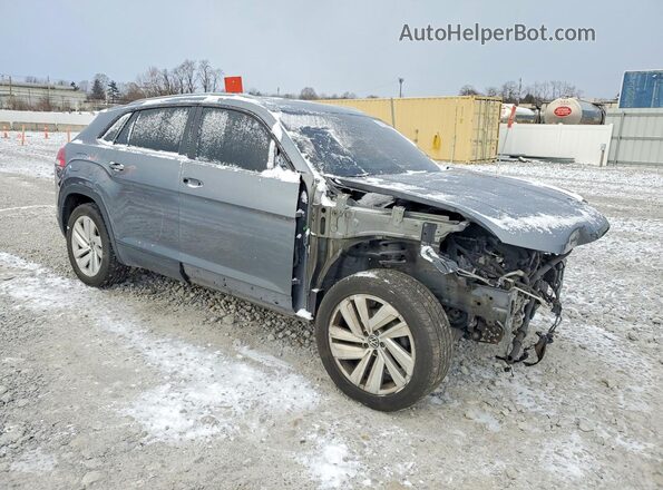 1V21E2CA6LC224347 2020 VOLKSWAGEN ATLAS Синий Передняя правая четверть