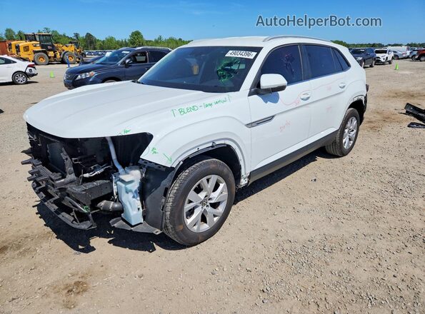 1V2AC2CA8MC227693 2021 VOLKSWAGEN ATLAS Белый Передняя левая четверть