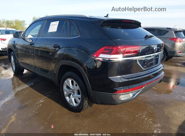 1V2AC2CA8MC237799 2021 VOLKSWAGEN ATLAS Черный Задняя левая четверть