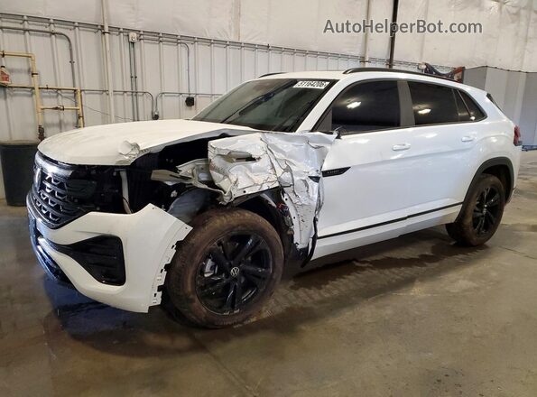 1V2AE2CA6SC219051 2025 VOLKSWAGEN ATLAS White წინა მარცხენა ხედი სამი მეოთხედიდან