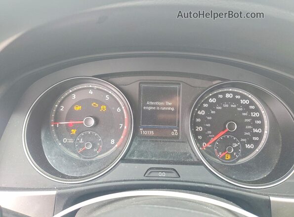 1V2AP2CA0MC504745 2021 VOLKSWAGEN ATLAS Белый Вид щитка приборов