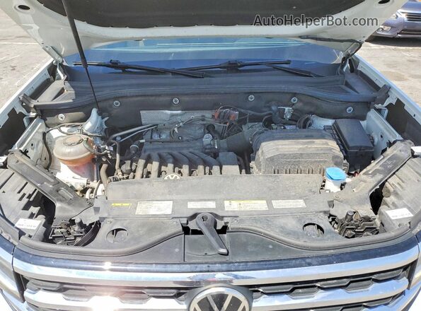 1V2BE2CA3MC206653 2021 VOLKSWAGEN ATLAS White Engine compartment view