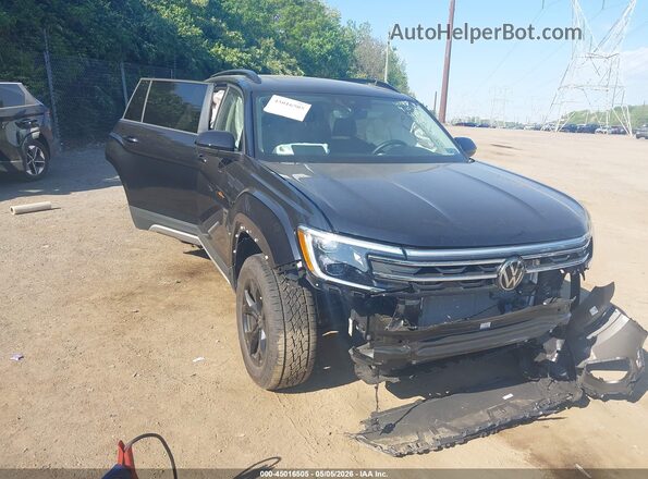 1V2CR2CA9SC564426 2025 VOLKSWAGEN ATLAS Черный Передняя правая четверть