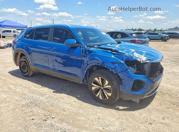 1V2DE2CA8SC217038 2025 VOLKSWAGEN ATLAS Blue Передня права чверть