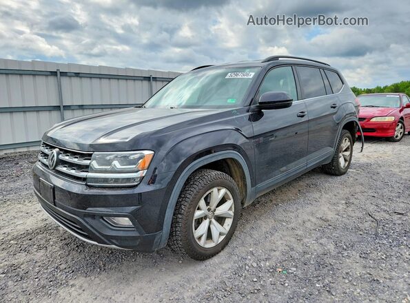 1V2DP2CA0LC500321 2020 VOLKSWAGEN ATLAS Black Առջևի ձախ երեք քառորդ տեսարան
