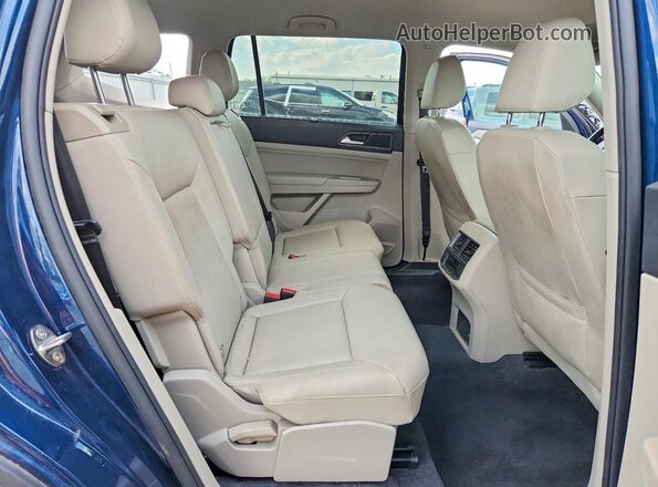 1V2DP2CAXKC586459 2019 VOLKSWAGEN ATLAS Синий Вид задней части салона