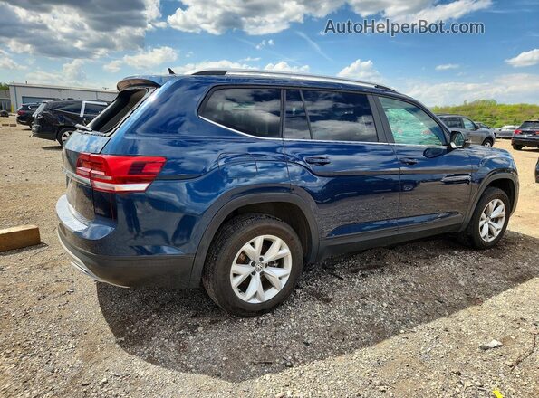 1V2DP2CAXKC586459 2019 VOLKSWAGEN ATLAS Синий Задняя правая четверть