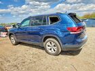 2019 Volkswagen Atlas Se Синий vin: 1V2DP2CAXKC586459