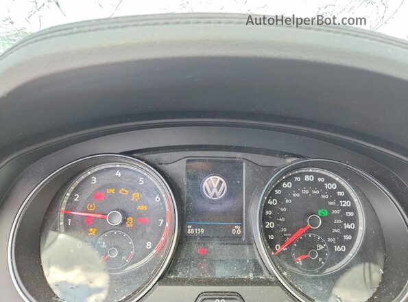 1V2DP2CAXKC586459 2019 VOLKSWAGEN ATLAS Синий Вид щитка приборов