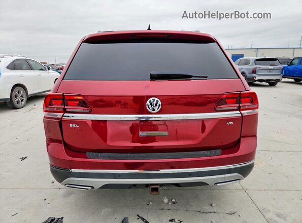 1V2ER2CA1JC523148 2018 VOLKSWAGEN ATLAS Red უკანა ხედი