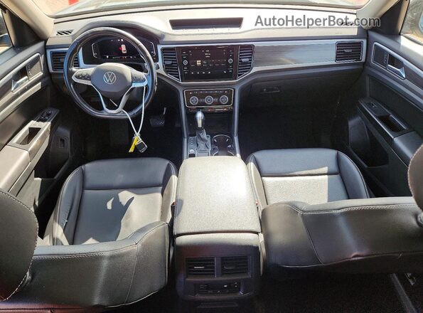 1V2ER2CA9MC504285 2021 VOLKSWAGEN ATLAS Black Вид панелі приладів