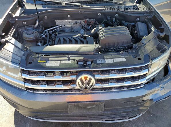 1V2GR2CA2KC592375 2019 VOLKSWAGEN ATLAS Серый Вид подкапотного пространства
