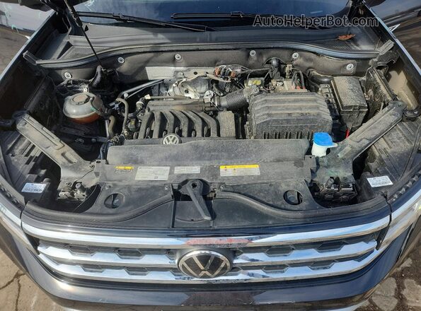 1V2HE2CA2PC223507 2023 VOLKSWAGEN ATLAS Black Widok komory silnika