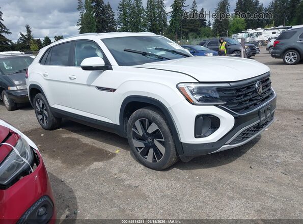 1V2HE2CA5SC228029 2025 VOLKSWAGEN ATLAS White Przód prawy