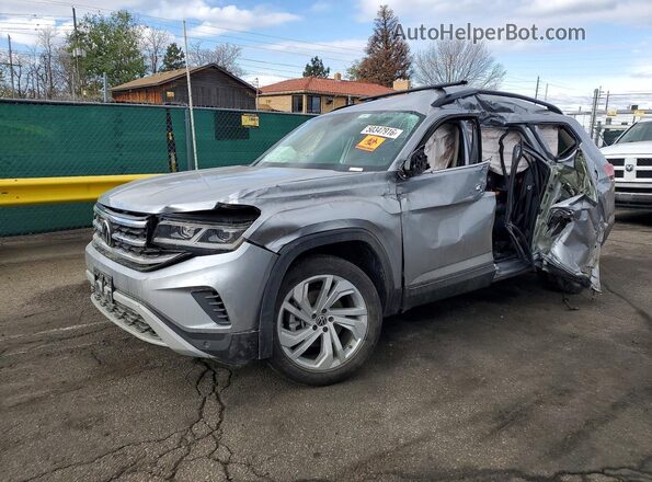 1V2HR2CA2MC584154 2021 VOLKSWAGEN ATLAS Silver წინა მარცხენა ხედი სამი მეოთხედიდან