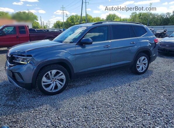 1V2HR2CA3MC585961 2021 VOLKSWAGEN ATLAS Серый Передняя левая четверть