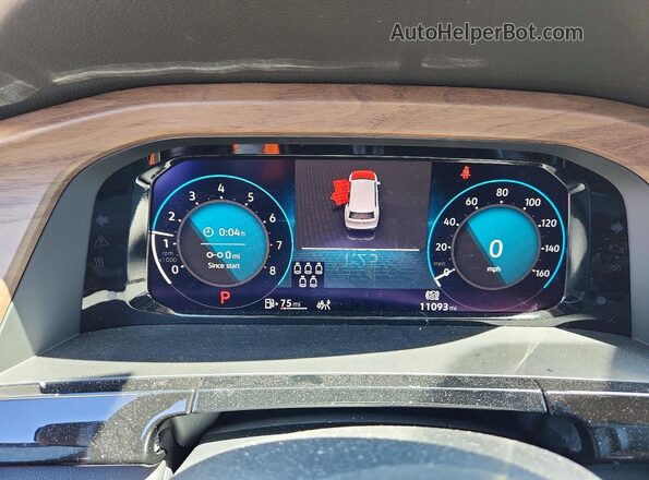 1V2HR2CA6SC529753 2025 VOLKSWAGEN ATLAS Серый Вид щитка приборов