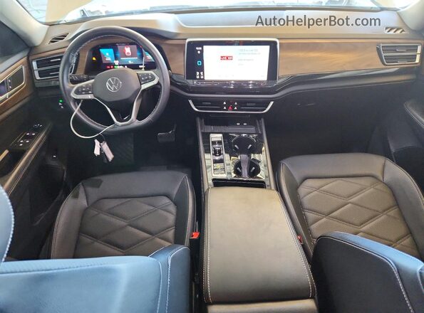 1V2HR2CA7SC505719 2025 VOLKSWAGEN ATLAS Белый Вид панели приборов
