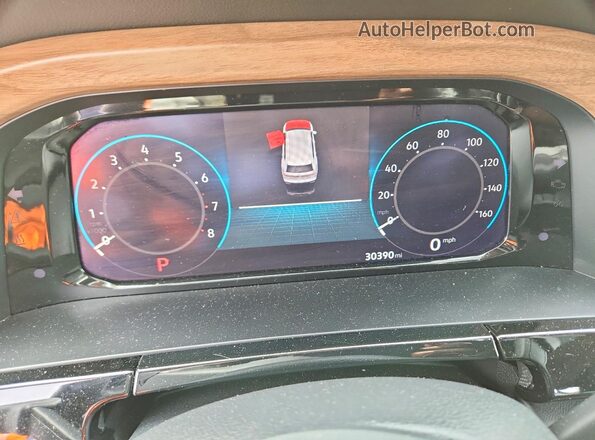1V2HR2CA9RC537985 2024 VOLKSWAGEN ATLAS Белый Вид щитка приборов