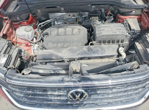 1V2JE2CA0RC240259 2024 VOLKSWAGEN ATLAS Red ძრავის განყოფილების ხედი