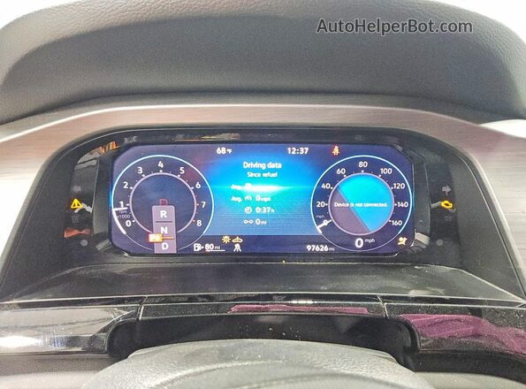 1V2JE2CA4RC200136 2024 VOLKSWAGEN ATLAS Черный Вид щитка приборов