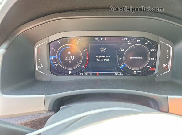 1V2JR2CA5PC502455 2023 VOLKSWAGEN ATLAS Черный Вид щитка приборов
