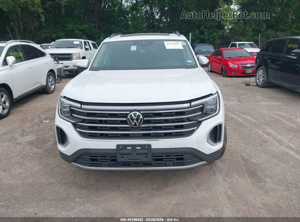 1V2JR2CA5SC567878 2025 VOLKSWAGEN ATLAS White Вид щитка приладів