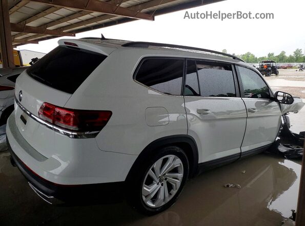 1V2JR2CA8MC555078 2021 VOLKSWAGEN ATLAS Белый Задняя правая четверть