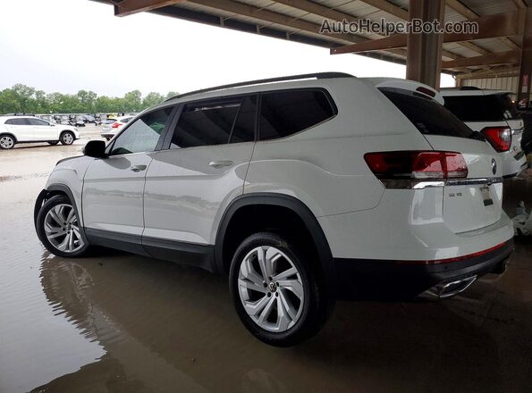 1V2JR2CA8MC555078 2021 VOLKSWAGEN ATLAS Белый Задняя левая четверть