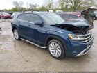 2021 Volkswagen Atlas Cross Sport 2.0t Se W/technology Blue vin: 1V2KC2CA6MC224392