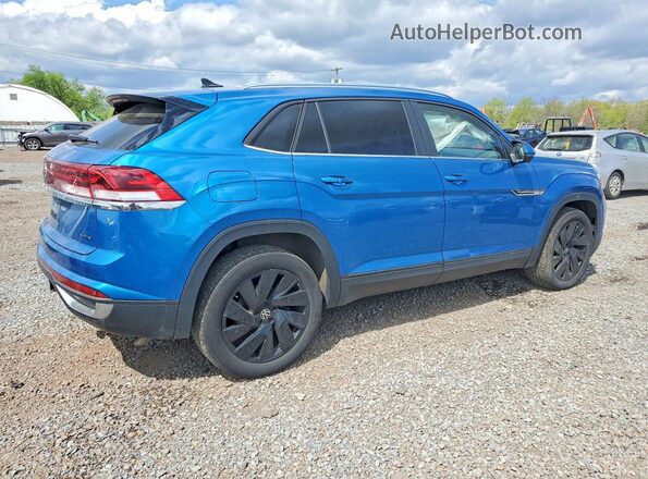 1V2KE2CA8RC249747 2024 VOLKSWAGEN ATLAS Синий Задняя правая четверть