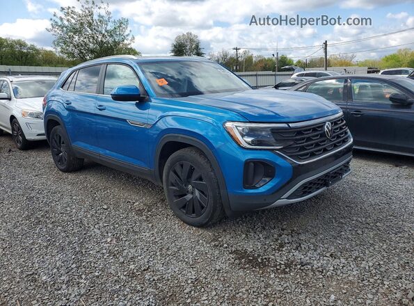 1V2KE2CA8RC249747 2024 VOLKSWAGEN ATLAS Синий Передняя правая четверть