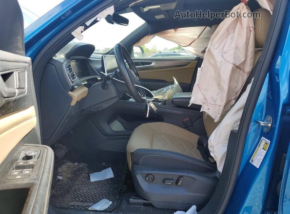 1V2KE2CA8RC249747 2024 VOLKSWAGEN ATLAS Синий Вид салона спереди