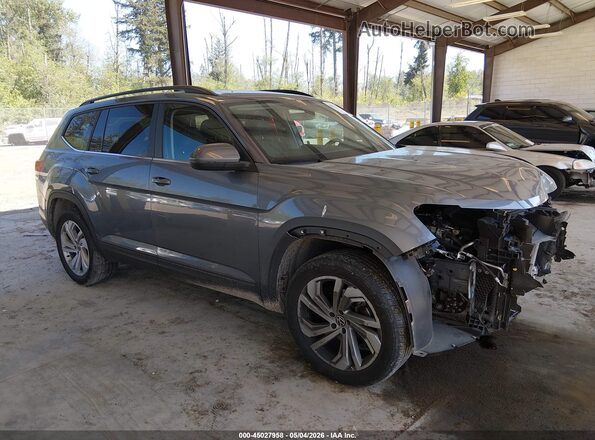 1V2KR2CA3MC506830 2021 VOLKSWAGEN ATLAS Серебряный Передняя правая четверть