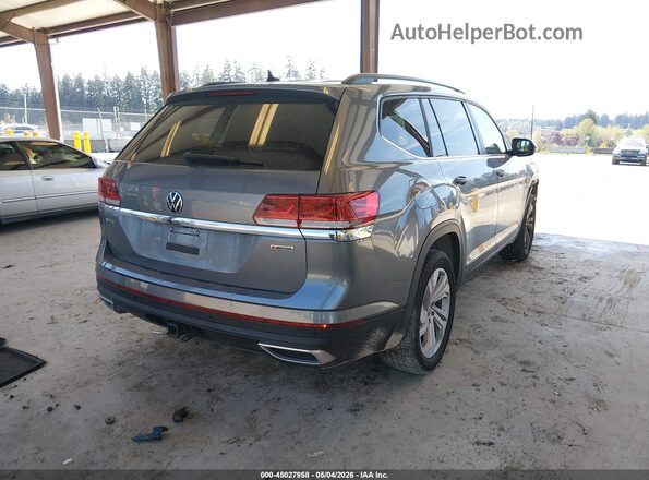 1V2KR2CA3MC506830 2021 VOLKSWAGEN ATLAS Серебряный Задняя правая четверть